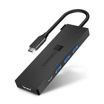 CONNECT IT CHU-8010-AN - USB-C hub 5en1