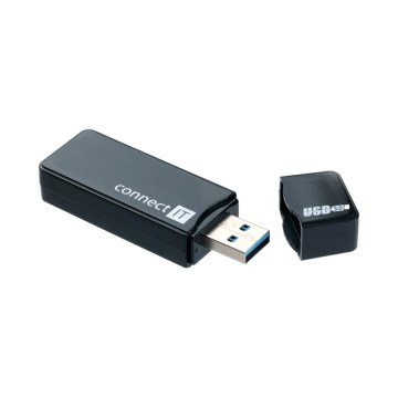 CONNECT IT CI-104 - Lector de tarjetas de memoria USB