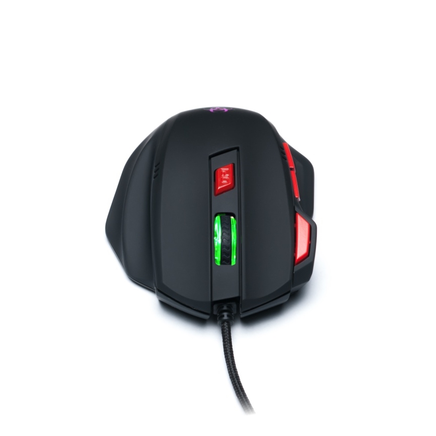 CONNECT IT CI-191 - LED Ratón gaming con cable 800/1600/2400/3200 DPI negro