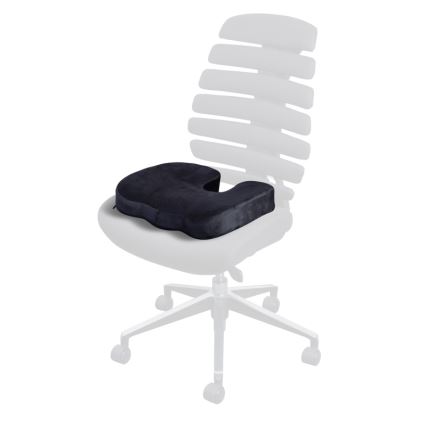 CONNECT IT CI-528 - Cojín ergonómico para silla negro