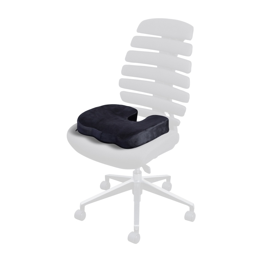 CONNECT IT CI-528 - Cojín ergonómico para silla negro