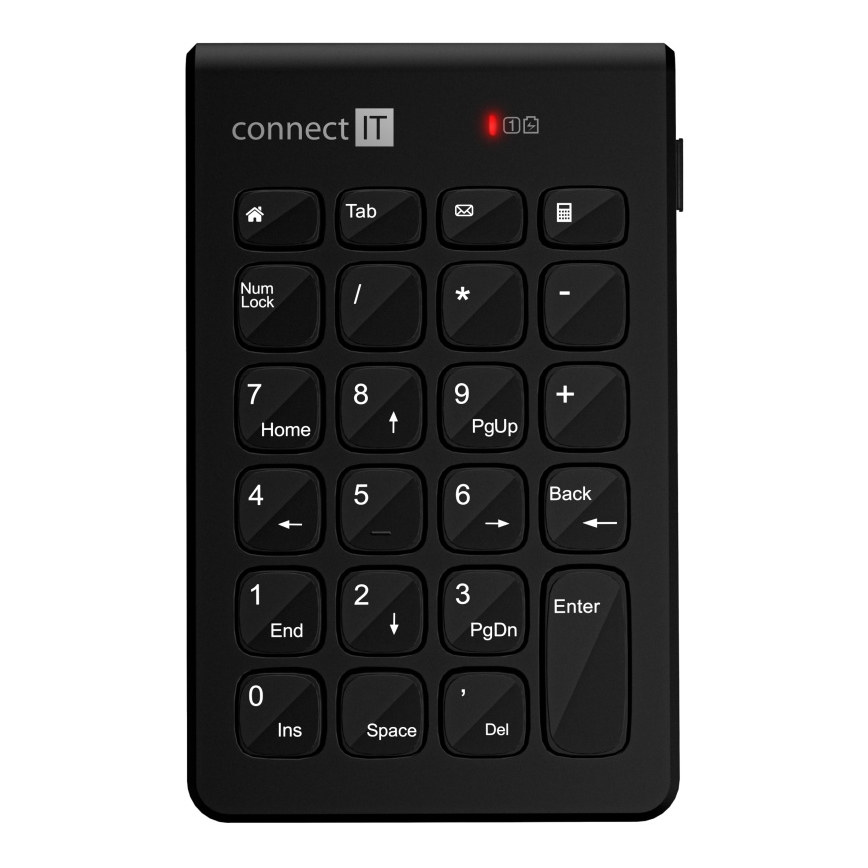 CONNECT IT CKB-0062-BK - Teclado numérico inalámbrico 1xAAA negro