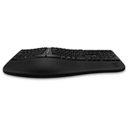 CONNECT IT CKB-2800-CS - Teclado inalámbrico ergonómico con localización checo/eslovaco negro
