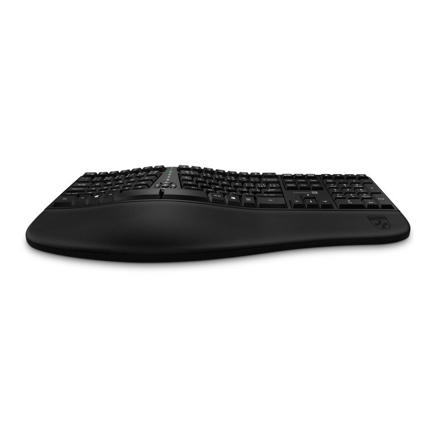 CONNECT IT CKB-2800-CS - Teclado inalámbrico ergonómico con localización checo/eslovaco negro