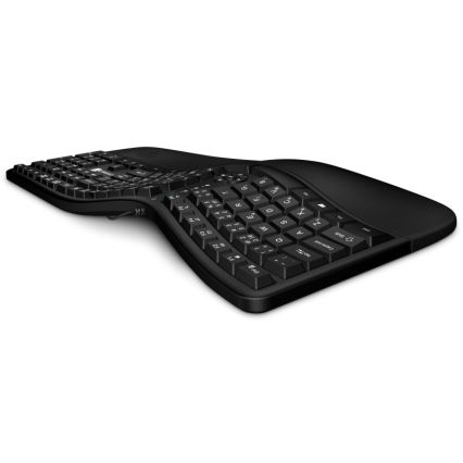 CONNECT IT CKB-2800-CS - Teclado inalámbrico ergonómico con localización checo/eslovaco negro
