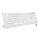 CONNECT IT CKB-3010-CS - Teclado multimedia inalámbrico con localización para checo/eslovaco 2xAAA blanco