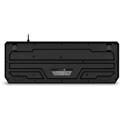 CONNECT IT CKB-3530-DD - LED RGB Teclado gaming con cable con localización para checo/eslovaco negro