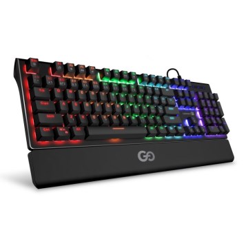 CONNECT IT CKB-7050-CS - LED RGB Teclado gaming con cable con localización para checo/eslovaco negro