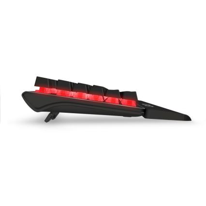 CONNECT IT CKB-7050-CS - LED RGB Teclado gaming con cable con localización para checo/eslovaco negro