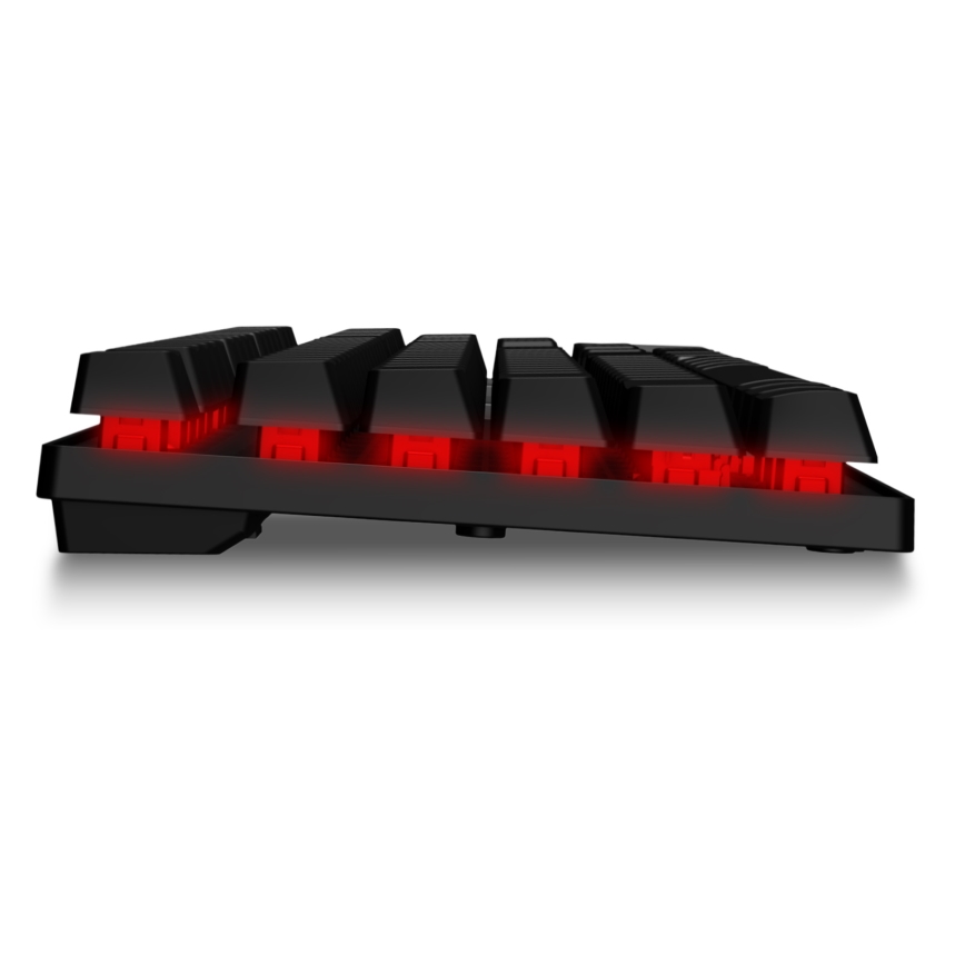 CONNECT IT CKM-3200-CS - Teclado y ratón gaming con cable LED RGB 1200/1800/2400/3600 DPI con localización checo/eslovaco negro