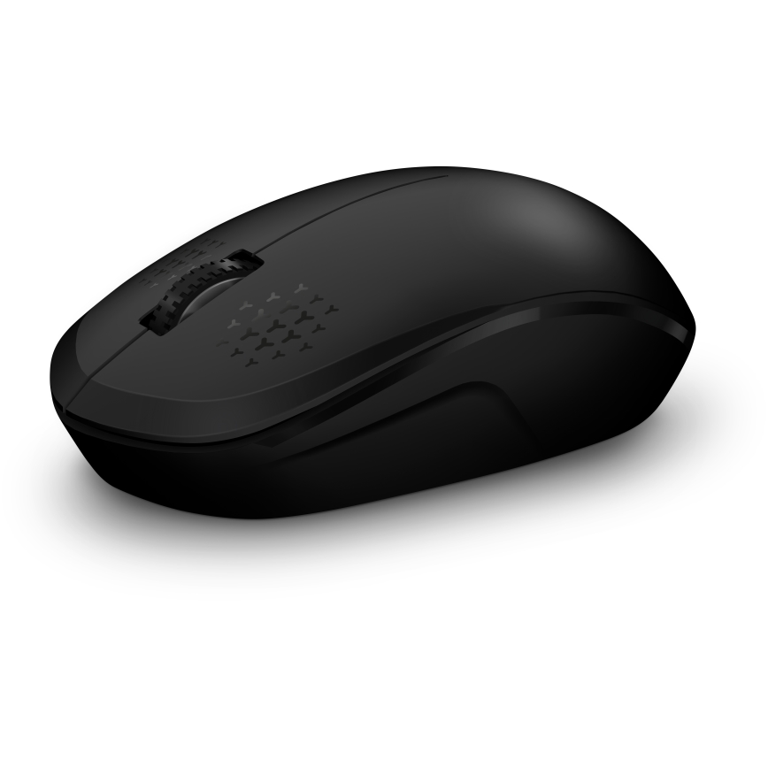 CONNECT IT CKM-4500-CS - Teclado y ratón inalámbricos 1000 DPI con localización para checo/eslovaco 1xAAA + 1xAA negro