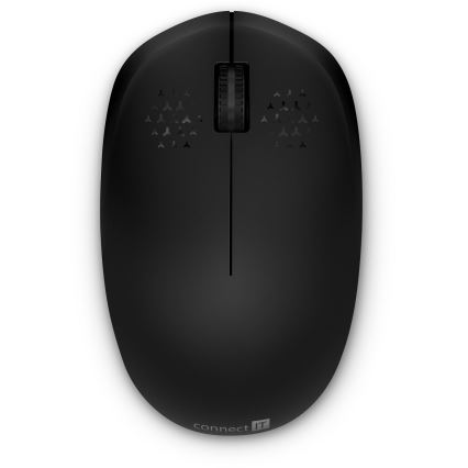 CONNECT IT CKM-4500-CS - Teclado y ratón inalámbricos 1000 DPI con localización para checo/eslovaco 1xAAA + 1xAA negro