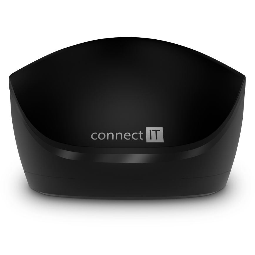 CONNECT IT CKM-4500-CS - Teclado y ratón inalámbricos 1000 DPI con localización para checo/eslovaco 1xAAA + 1xAA negro