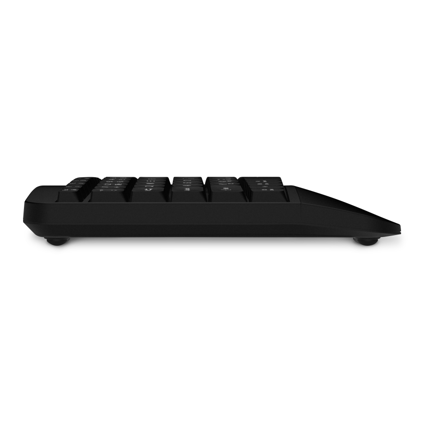 CONNECT IT CKM-6010-CS - Teclado inalámbrico ergonómico y ratón 800/1200/1600/2400 DPI con localización para checo/eslovaco 1xAA + 2xAAA negro