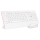 CONNECT IT CKM-7801-CS - Teclado y ratón inalámbricos 1200 DPI con localización para checo/eslovaco 1xAAA + 1xAA blanco/rosa