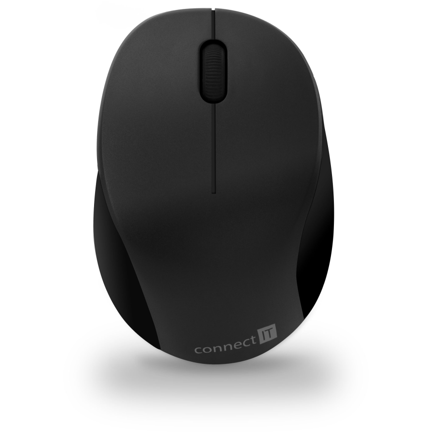 CONNECT IT CKM-7803-CS - Teclado y ratón inalámbricos 1200 DPI con localización para checo/eslovaco 1xAAA + 1xAA negro