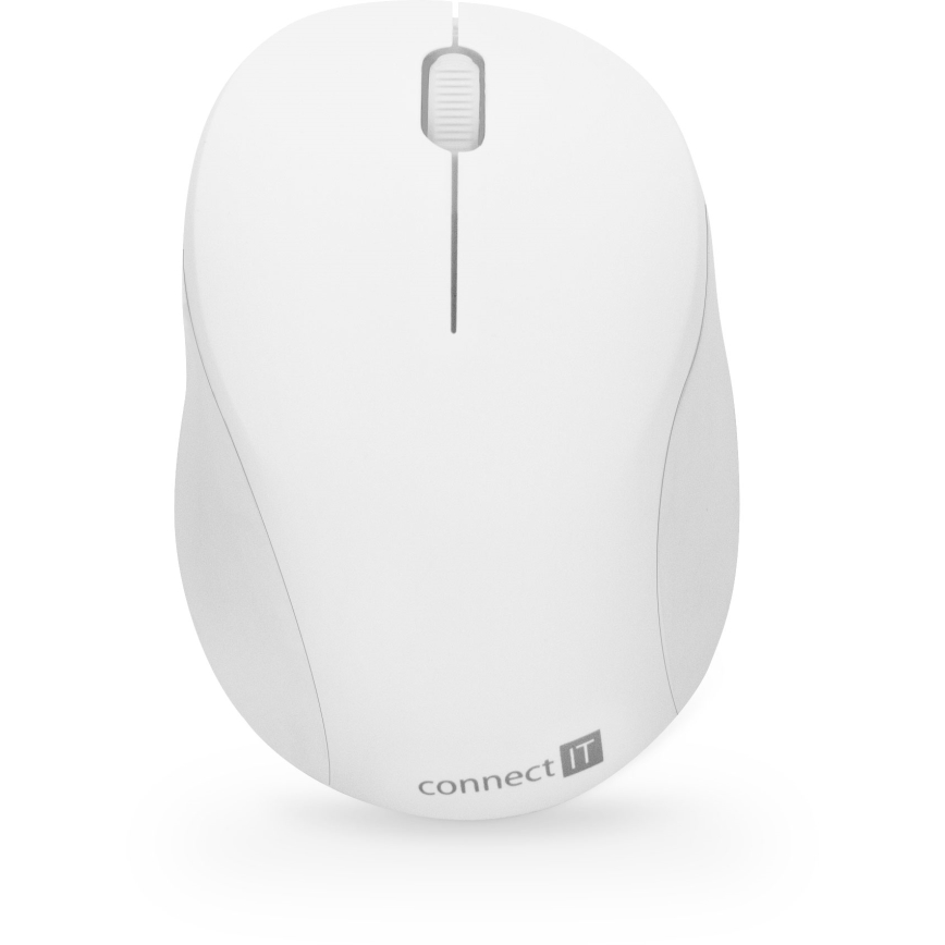 CONNECT IT CKM-7804-CS - Teclado y ratón inalámbricos 1200 DPI con localización para checo/eslovaco 1xAAA + 1xAA blanco