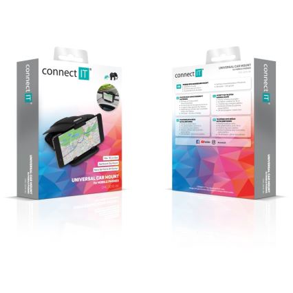 CONNECT IT CMC-5010-BK - Soporte para teléfono de coche
