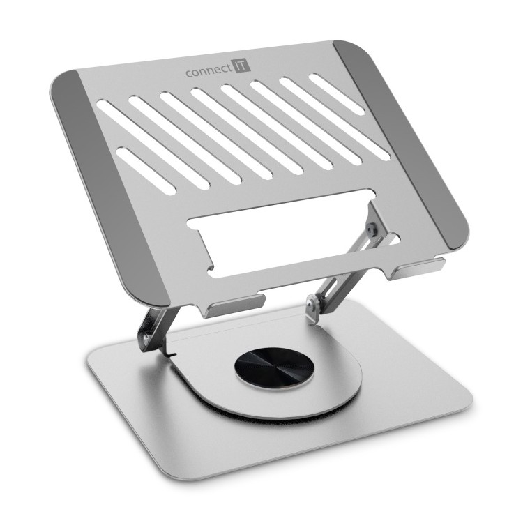 CONNECT IT CMF-2100-SL - Soporte giratorio para portátil plata
