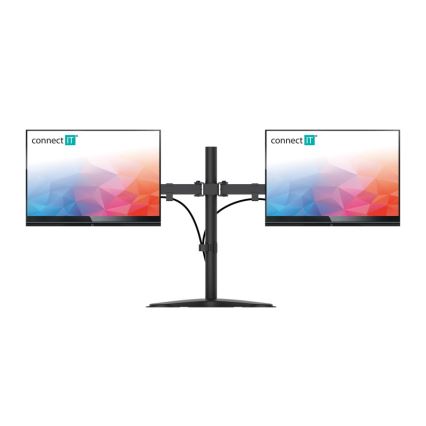 CONNECT IT CMF-3204-BK - Soporte universal para 2 monitores 13-32” negro