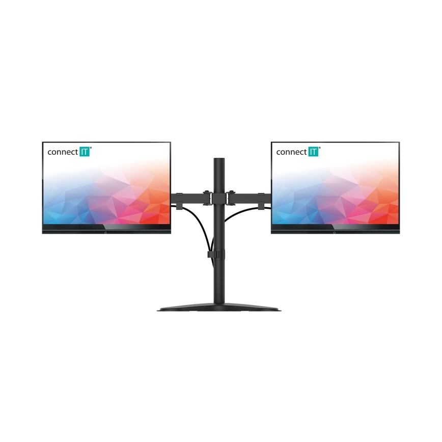 CONNECT IT CMF-3204-BK - Soporte universal para 2 monitores 13-32” negro