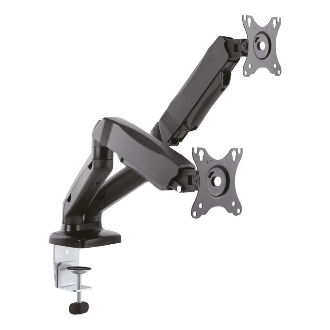 CONNECT IT CMF-3207-BK - Soporte universal para 2 monitores 13-27” negro