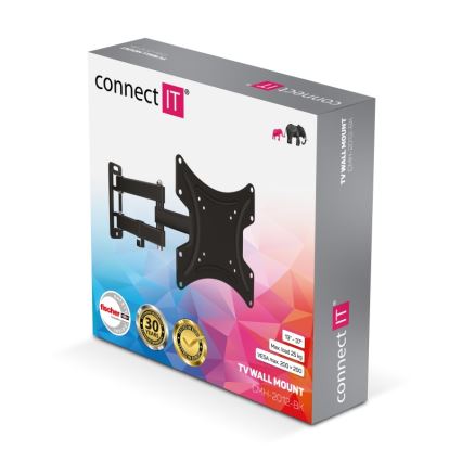 CONNECT IT CMH-2012-BK - Soporte de pared para TV 13-37” negro