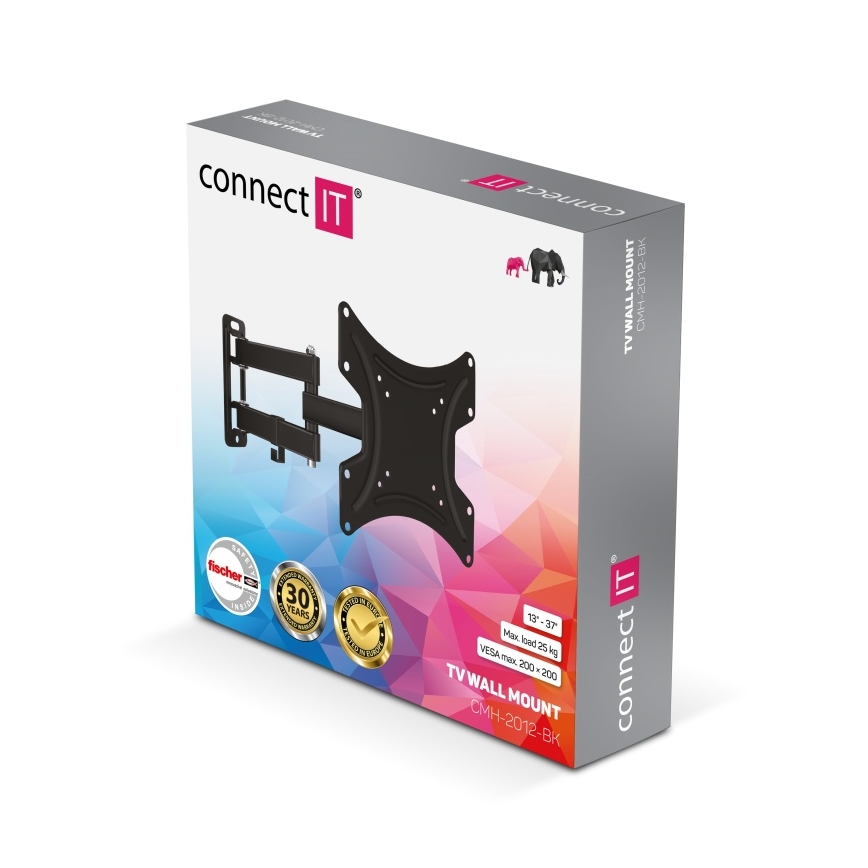 CONNECT IT CMH-2012-BK - Soporte de pared para TV 13-37” negro