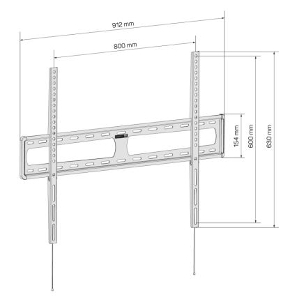 CONNECT IT CMH-6090-BK - Soporte de pared para TV 40-100” negro