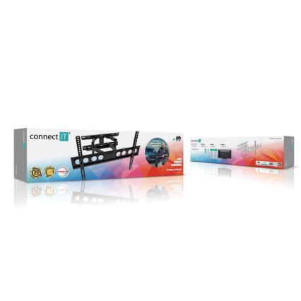CONNECT IT CMH-7600-BK - Soporte de pared para TV 32-70” negro