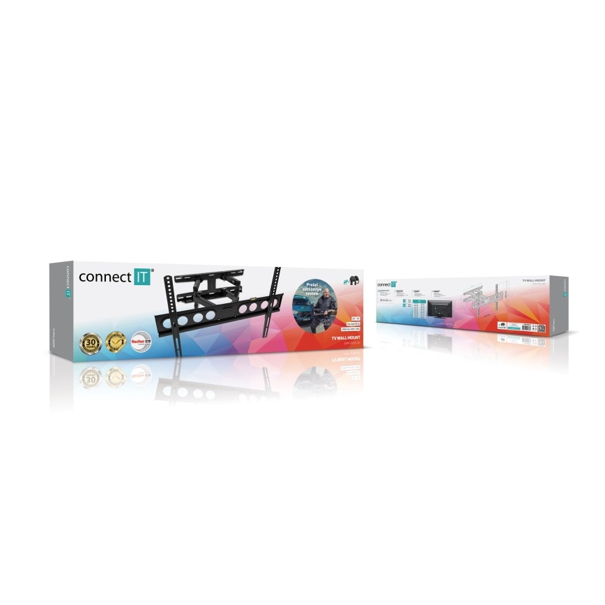 CONNECT IT CMH-7600-BK - Soporte de pared para TV 32-70” negro