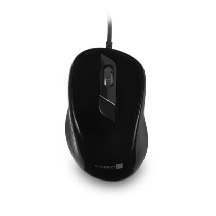 CONNECT IT CMO-1200-BK - Ratón con cable 1000 DPI negro