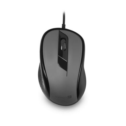 CONNECT IT CMO-1200-GY - Ratón con cable 1000 DPI negro/gris