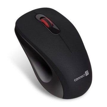 CONNECT IT CMO-2230-BK - Ratón inalámbrico silencioso MUTE 1200 DPI 1xAA negro