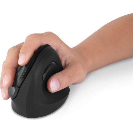 CONNECT IT CMO-2700-BK - Ratón ergonómico inalámbrico 800/1200/1600 DPI 1xAA negro