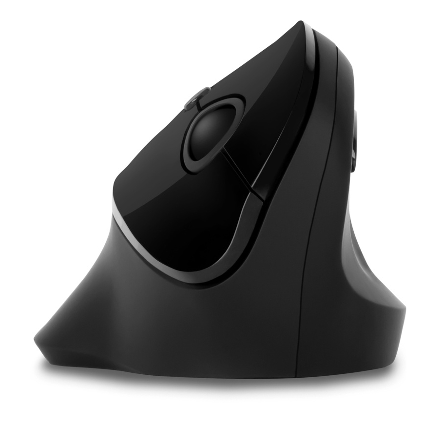 CONNECT IT CMO-2700-BK - Ratón ergonómico inalámbrico 800/1200/1600 DPI 1xAA negro