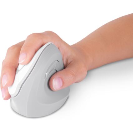 CONNECT IT CMO-2700-WH - Ratón ergonómico inalámbrico 800/1200/1600 DPI 1xAA blanco