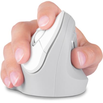 CONNECT IT CMO-2700-WH - Ratón ergonómico inalámbrico 800/1200/1600 DPI 1xAA blanco