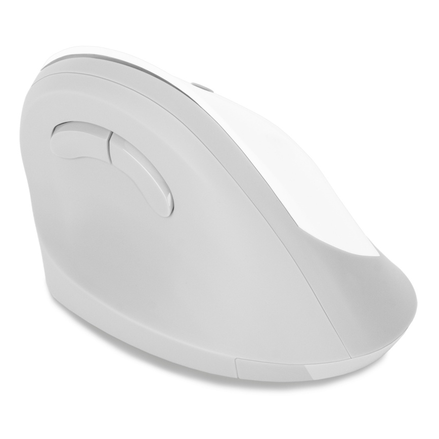 CONNECT IT CMO-2700-WH - Ratón ergonómico inalámbrico 800/1200/1600 DPI 1xAA blanco