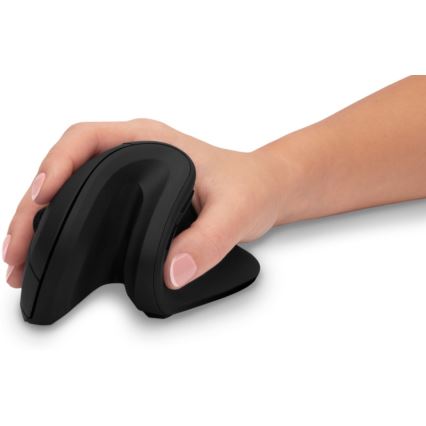 CONNECT IT CMO-2900-BK - Ratón ergonómico inalámbrico 800/1200/1600 DPI 1xAA negro