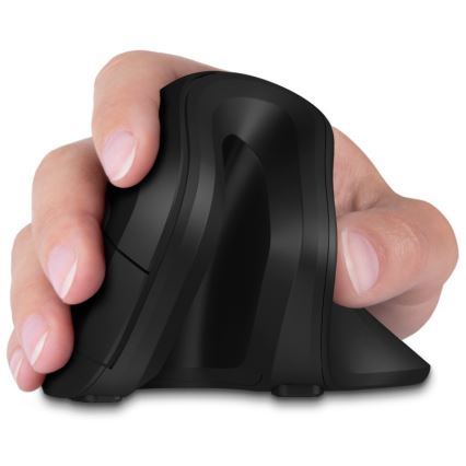 CONNECT IT CMO-2900-BK - Ratón ergonómico inalámbrico 800/1200/1600 DPI 1xAA negro