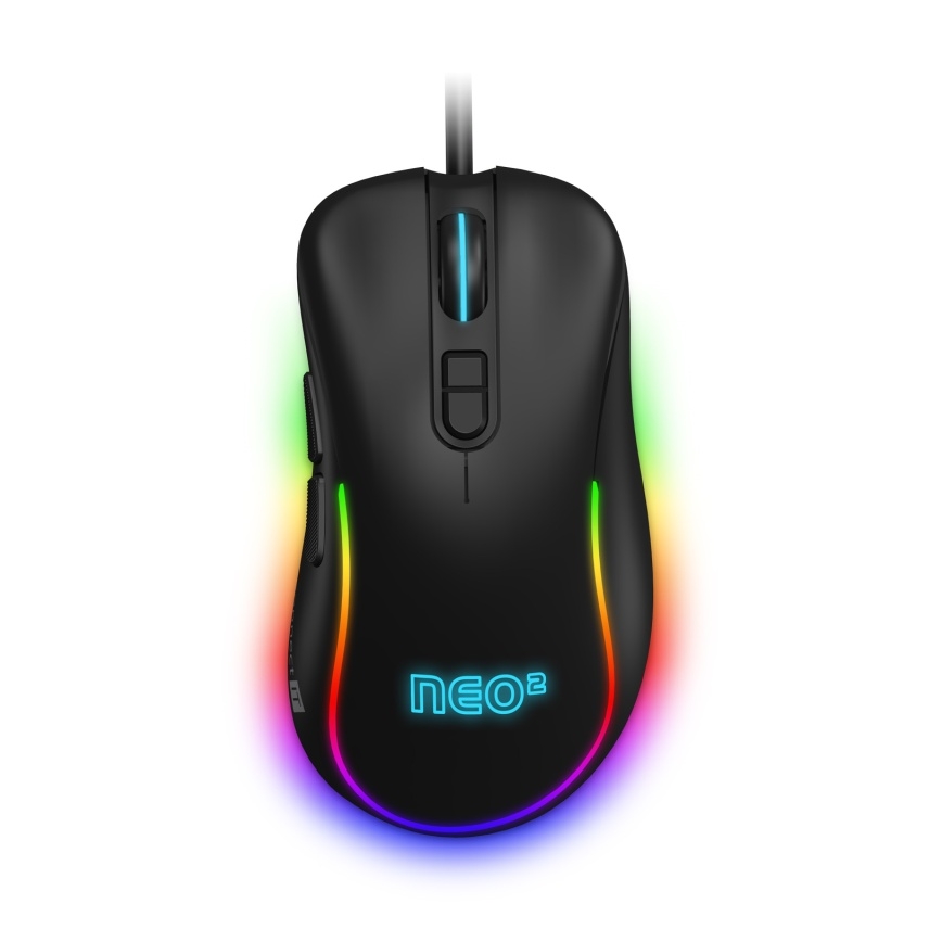 CONNECT IT CMO-3589-BK - LED RGB Ratón gaming con cable 200-7200 DPI negro
