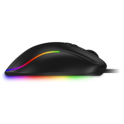 CONNECT IT CMO-3589-BK - LED RGB Ratón gaming con cable 200-7200 DPI negro