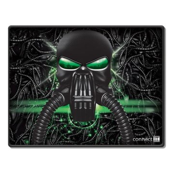 CONNECT IT CMP-1100-SM - Alfombrilla para ratón 32x24,5 cm negro/verde