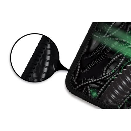 CONNECT IT CMP-1100-SM - Alfombrilla para ratón 32x24,5 cm negro/verde