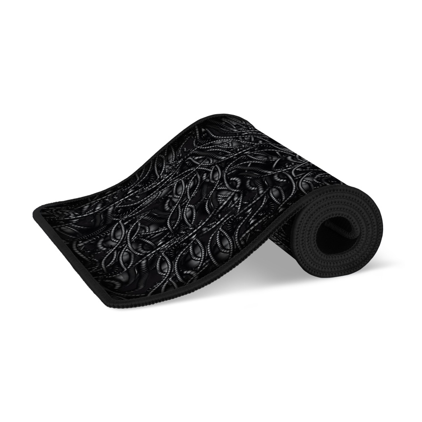 CONNECT IT CMP-1110-LG - Alfombrilla para teclado y ratón 88,6x24,5 cm negro/verde