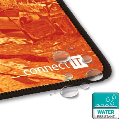 CONNECT IT CMP-1140-LG - Alfombrilla para teclado y ratón 88,6x24,5 cm naranja