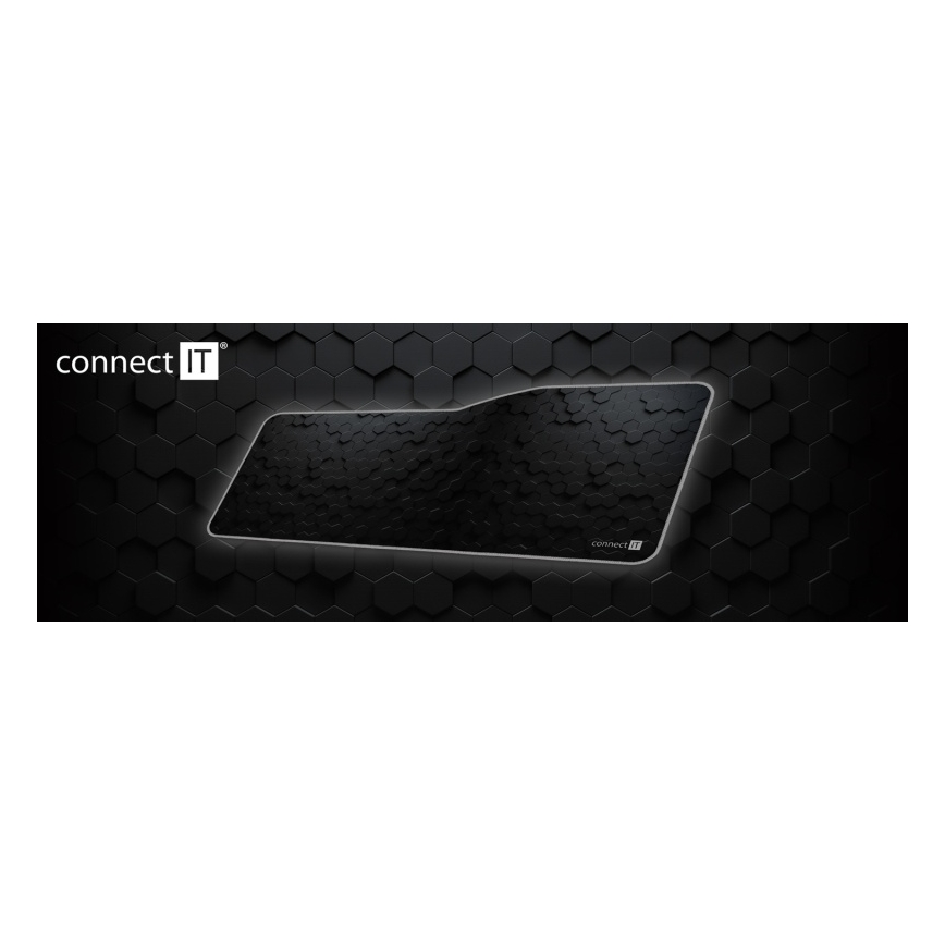CONNECT IT CMP-2000-XL - Alfombrilla para teclado y ratón 79,5x34,5 cm negro