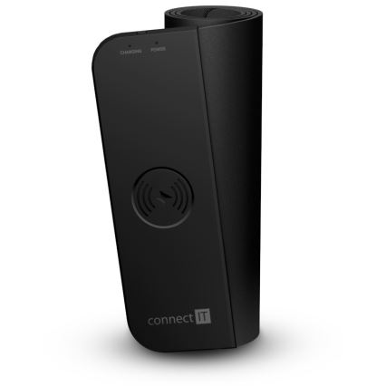 CONNECT IT CMP-2500-LG - Alfombrilla para teclado y ratón con Qi cargador inalámbrico 80x30 cm negro