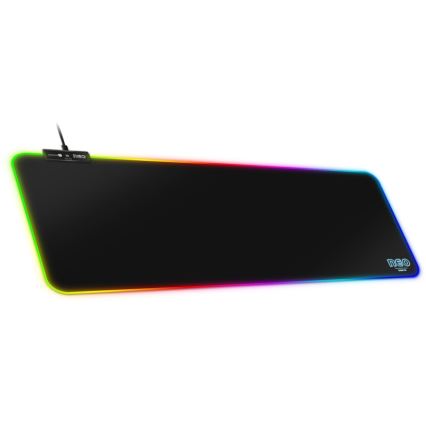 CONNECT IT CMP-3100-LG - LED RGB Alfombrilla para teclado y ratón gaming 80x30 cm negro